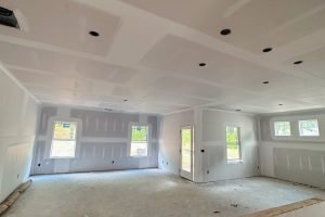 Ready for sand Drywall Installed and Finished Ready for sand.